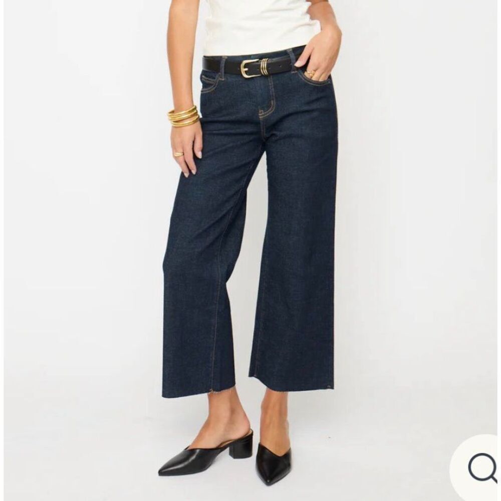 Oliver Logan Aberdeen Wide Leg Crop jeans size 24